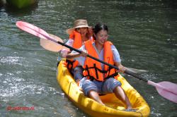 Canoeing.